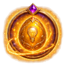 A golden egg glowing with warm light